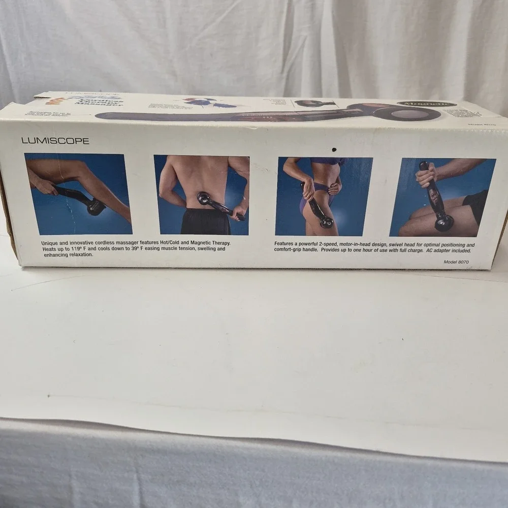 Lumiscope Massager Hot-cold Magnetic Therapy Rechargable Body Massager 8070
